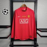 Man United 2007 L/S UCL Home Shirt