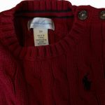 Polo Ralph Lauren Boys' Red and Burgundy Jumper - Image 2