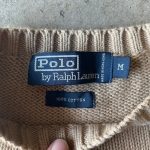 Polo Ralph Lauren Men's Tan and Cream Jumper - Image 2