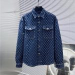Gucci Men's Blue and Navy Shirt