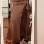 Women's Pink and Tan Dress - Image 2
