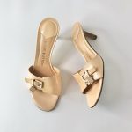 Louis Vuitton Women's Cream Mules - Image 2