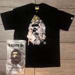 BAPE Men's Red and Burgundy T-shirt - Image 2