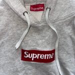 Supreme Men's Grey Hoodie - Image 2