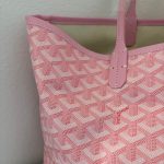 Pink Goyard tote bag with matching wallet - Image 2