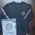 Chrome Hearts Men's Black and Grey T-shirt - Image 2