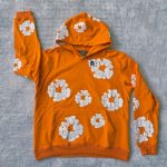 Denim Tears Men's Orange Hoodie - Image 2