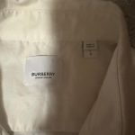 Burberry Men's White and Cream Shirt - Image 2