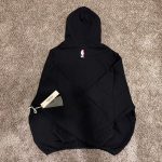 Essentials Men's Black and Navy Hoodie - Image 2