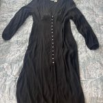 Aritzia Women's Black Dress - Image 2