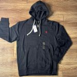 Polo Men's Black Hoodie - Image 2