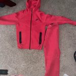 Nike Men's Pink and Red Jumpsuit