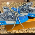 Louis Vuitton Men's Blue Trainers - Image 3