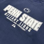 Majestic Athletic Men's Navy and Blue Sweatshirt - Image 3