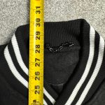 Men's Black and White Jacket - Image 3