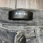 Amiri Men's Grey and Blue Jeans - Image 3