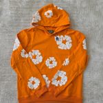 Denim Tears Men's Orange Hoodie - Image 3
