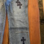 1-ONE Men's Blue and Navy Jeans - Image 3