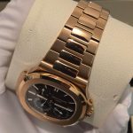 Patek Philippe Men's Brown and Gold Watch - Image 3
