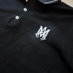Amiri Men's Black Polo-shirts