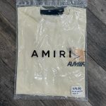 Amiri Men's White and Cream T-shirt - Image 3