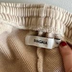 Pangaia Women's Cream and Tan Joggers-tracksuits - Image 3