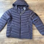 Stone Island Men's Navy and Black Hoodie