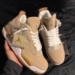 Jordan Men's Tan and Cream Trainers