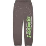 Spider Worldwide Men's Grey and Black Joggers-tracksuits - Image 4