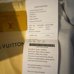 Louis Vuitton Men's Black and White Belt - Image 4