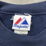 Majestic Athletic Men's Navy and Blue Sweatshirt - Image 4