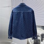 Gucci Men's Blue and Navy Shirt - Image 4
