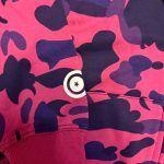 BAPE Men's Purple and Pink Hoodie - Image 4