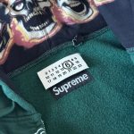 Supreme Men's Green Hoodie - Image 4
