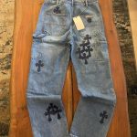 1-ONE Men's Blue and Navy Jeans - Image 4
