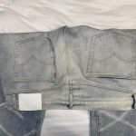 Gallery Dept. Men's Blue and Grey Jeans - Image 4