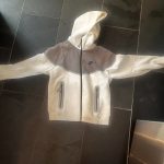 Nike Men's White and Cream Hoodie - Image 4