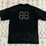 Balenciaga Men's Black T-shirt - Image 5