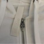 Men's White and Cream Hoodie - Image 5