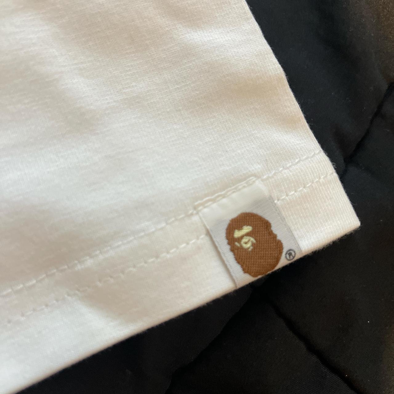 P0-34.jpg BAPE Men's Red and Burgundy T-shirt - Image 1