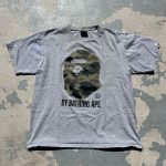 BAPE Men's Grey T-shirt