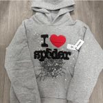 Spider Worldwide Men's Grey Hoodie