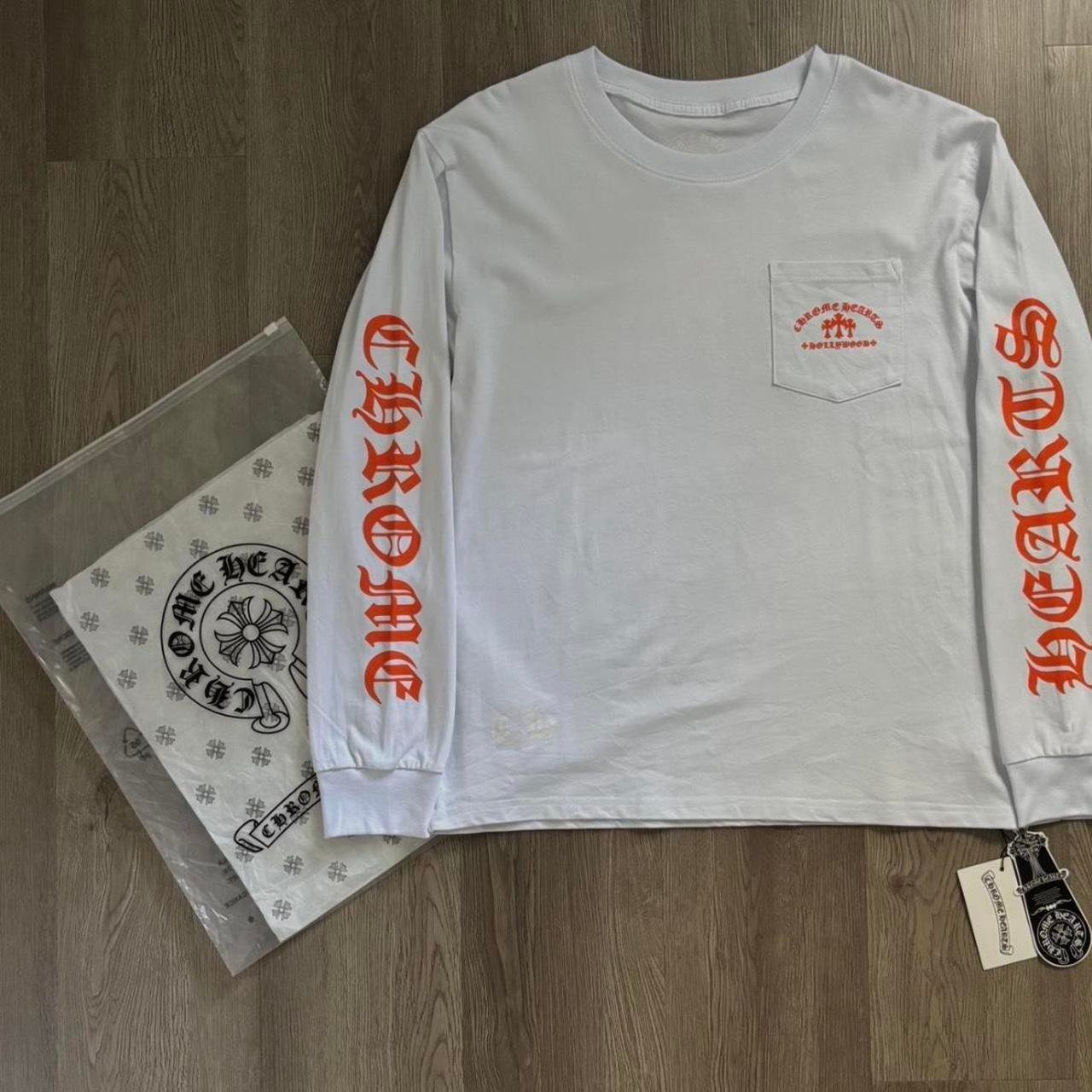 P0-376.jpg Chrome Hearts Men's White T-shirt - Image 1