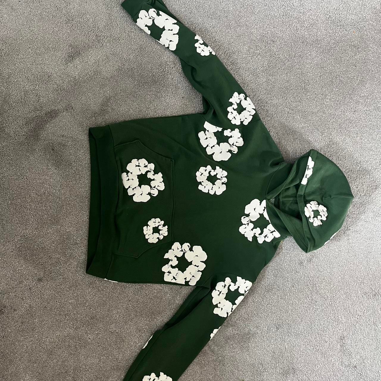 P0-382.jpg Denim Tears Men's Green Hoodie - Image 1