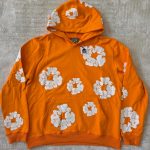 Denim Tears Men's Orange Hoodie