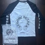 Chrome Hearts Men's White and Grey Shirt