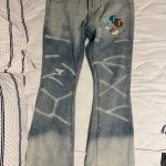 Gallery Dept. Men's Blue and Grey Jeans