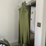 Women's Green and Khaki Dress