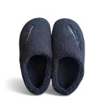 Men's Black and Grey Slides - Image 5