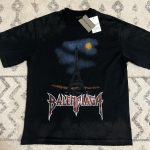 Balenciaga Men's Black T-shirt - Image 4